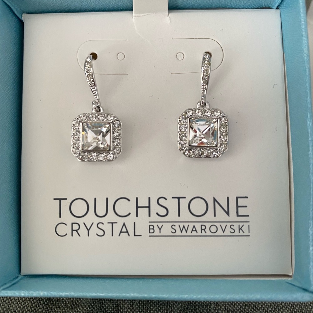 Touchstone Crystal Paris 1930 Earrings